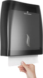 Touchless Paper Towel Dispenser by  - Wall Mount - Hold 500 Multifold Paper Towels - Black Smoke