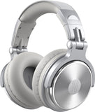 Wired over Ear Headphones Studio Monitor & Mixing DJ Stereo Headsets with 50Mm Neodymium Drivers and 1/4 to 3.5Mm Jack - Black