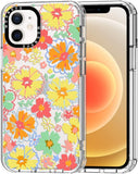 Case for Iphone 13 Pro, [Buffertech 6.6Ft Military-Grade Drop Protection] [Anti Peel off Tech] Clear TPU Bumper Phone Case Cover Design - Colorful Paw