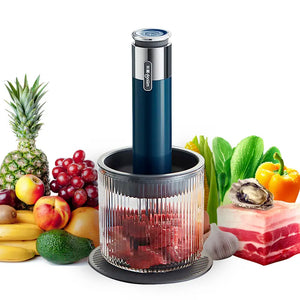 4 Cup Chopper with USB Charging, Efficient Chopping for Vegetables, Onion, Garlic, Salad, Baby Food, Fruit, Nuts, Stainless Steel Mincer for Home Kitchen Utensils - Perfect for Quick Meal Prep and Small Spaces