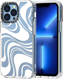 Case for Iphone 13 Pro, [Buffertech 6.6Ft Military-Grade Drop Protection] [Anti Peel off Tech] Clear TPU Bumper Phone Case Cover Design - Colorful Paw