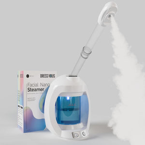 Face Steamer for Facial Deep Cleaning, Vaporizador Facial Steamer for Esthetician and Nano Ionic Portable Facial Steamer for Face, Prosfessional Facial Steamer for Home Facial Spa.