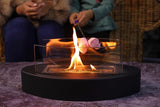 Outdoor/Indoor Portable Table Top Firepit Small Table Fireplace Decor for Home Patio Balcony Backyard Dinner Party, Wedding House Warming