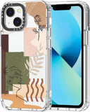 Case for Iphone 13 Pro, [Buffertech 6.6Ft Military-Grade Drop Protection] [Anti Peel off Tech] Clear TPU Bumper Phone Case Cover Design - Colorful Paw