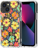 Case for Iphone 13 Pro, [Buffertech 6.6Ft Military-Grade Drop Protection] [Anti Peel off Tech] Clear TPU Bumper Phone Case Cover Design - Colorful Paw