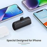 Charger Power Bank for Iphone,5200Mah Portable Phone Charger, Ultra-Compact PD Fast Charging Battery Pack Compatible with Iphone 14/14 Plus/Pro Max/13/12/12 Mini/11/Xs/Xr/X/8/7/6/6S