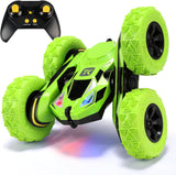 RC Stunt Car - Double-Sided 360-Degree Flip and Rotation, Green