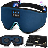 3D Sleep Mask Bluetooth Wireless Music Eye Mask, Sleeping Headphones for Side Sleepers Sleep Mask with Bluetooth Headphones Ultra-Thin Stereo Speakers Perfect for Sleeping