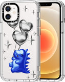 Case for Iphone 13 Pro, [Buffertech 6.6Ft Military-Grade Drop Protection] [Anti Peel off Tech] Clear TPU Bumper Phone Case Cover Design - Colorful Paw