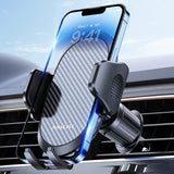  Air Vent Cell Phone Car Mount, Hands Free Universal Automobile Cradle Fit for Iphone Android and All Smartphones, Classic Black