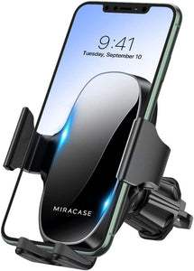  Air Vent Cell Phone Car Mount, Hands Free Universal Automobile Cradle Fit for Iphone Android and All Smartphones, Classic Black