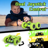 RC Stunt Car - Double-Sided 360-Degree Flip and Rotation, Green