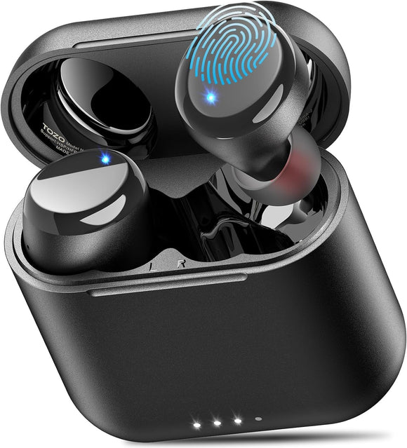 Wireless Earbuds Bluetooth 5.3 Headphones, Ergonomic Design In-Ear Headset, 50Hrs Playtime with Wireless Charging Case, APP EQ Customisable, Waterproof, 2024 Version