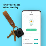 1-Pack. Black. Bluetooth Tracker, Keys Finder and Item Locator for Keys, Bags and More; up to 250 Ft. Range. Water-Resistant. Phone Finder. Ios and Android Compatible.