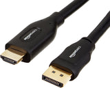  HDMI Display Cable, Uni-Directional, 4K@30Hz, 1920X1200, 1080P, Gold-Plated Plugs, 6 Foot - Pack of 10