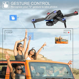 1080P HD, FPV Mini Drones for Kids Adults with 2 Batteries, Toys Gifts for Kids Beginners with One Key Take Off/Landing, Altitude Hold, 90°Adjustable Lens, 360 Flips