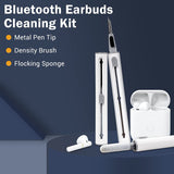 2023 New Cleaner Kit for Airpods Pro and 1/2 Multifunction Cleaning Pen with Soft Brush for Bluetooth Earphones Case (White2.0)
