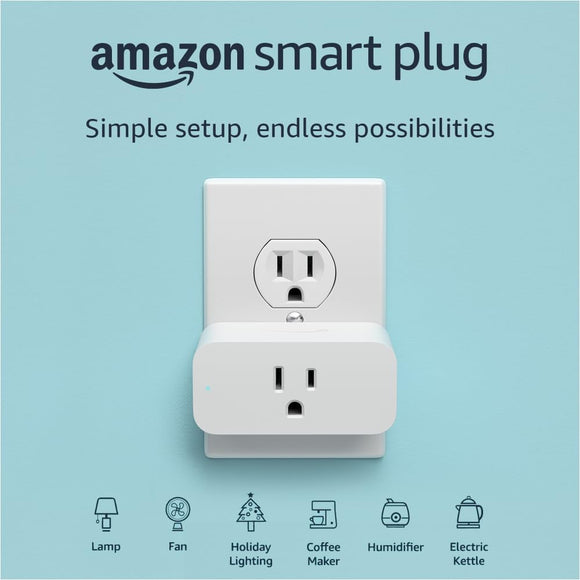 Smart Plug | Works with Alexa | Control Lights with Voice | Easy to Set up and Use